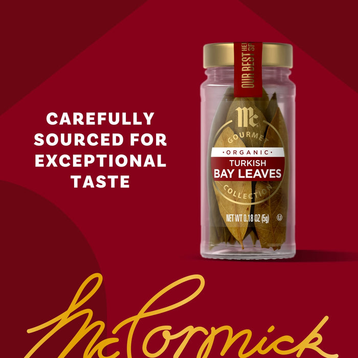 McCormick Bay Leaves are carefully sourced for exceptional taste.