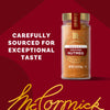 McCormick Ground Nutmeg is carefully sourced for exceptional taste.