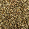 A close-up of dried oregano, commonly used as a culinary herb.