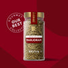 A jar of McCormick Gourmet Marjoram, part of their Our Best Collection.