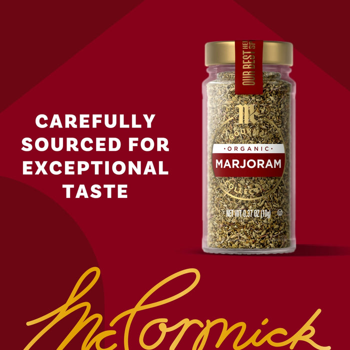 McCormick Marjoram is carefully sourced for exceptional taste.