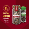 McCormick Gourmet Collection features a new look for its best herbs and spices, including whole black peppercorns.