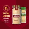 McCormick Gourmet Collection presents a new look for their best herbs and spices, featuring ground mustard and organic mustard.