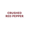 Text reads Crushed Red Pepper.
