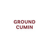 A label with the text Ground Cumin.