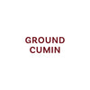 A label with the text Ground Cumin.