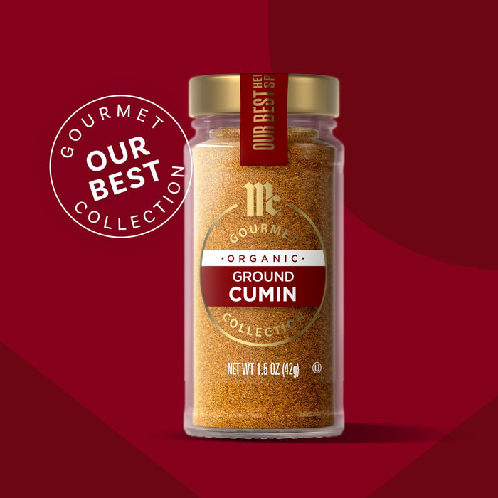 McCormick Gourmet Organic Ground Cumin is part of the Our Best Collection.