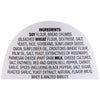 Ingredients list showing soy flour, bread crumbs, bleached wheat flour, dextrose, salt, yeast, rice, soybeans, sunflower seeds, onion, sunflower oil, croutons, parmesan cheese, red and green bell pepper, carrot, garlic, spices, roasted garlic, yeast extract, natural flavor, whey, and malted barley.