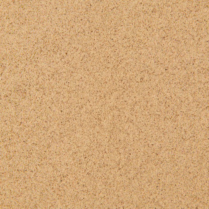 A uniform expanse of fine, light brown sand.