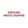 Text displays Ground White Pepper.