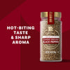 McCormick Organic Coarse Ground Black Pepper is featured with the description hot-biting taste and sharp aroma.