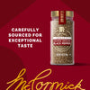 McCormick Coarse Ground Black Pepper is carefully sourced for exceptional taste.