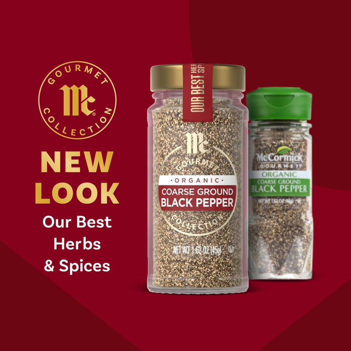 McCormick is introducing a new look for their Gourmet Collection herbs and spices.