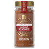 A jar of McCormick Gourmet Organic Ground Cloves.