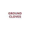 Text displaying the words Ground Cloves.