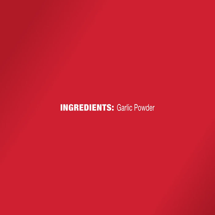 The ingredients for this recipe are garlic powder.