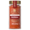 A jar of McCormick Gourmet Organic Paprika.
