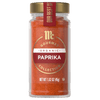 A jar of McCormick Gourmet Organic Paprika.
