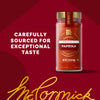 McCormick Gourmet Paprika is carefully sourced for exceptional taste.