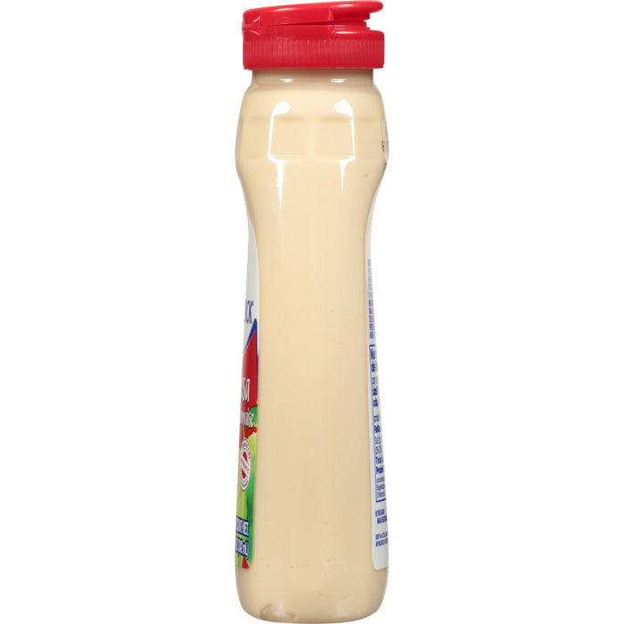 A bottle of Hellmann's mayonnaise.