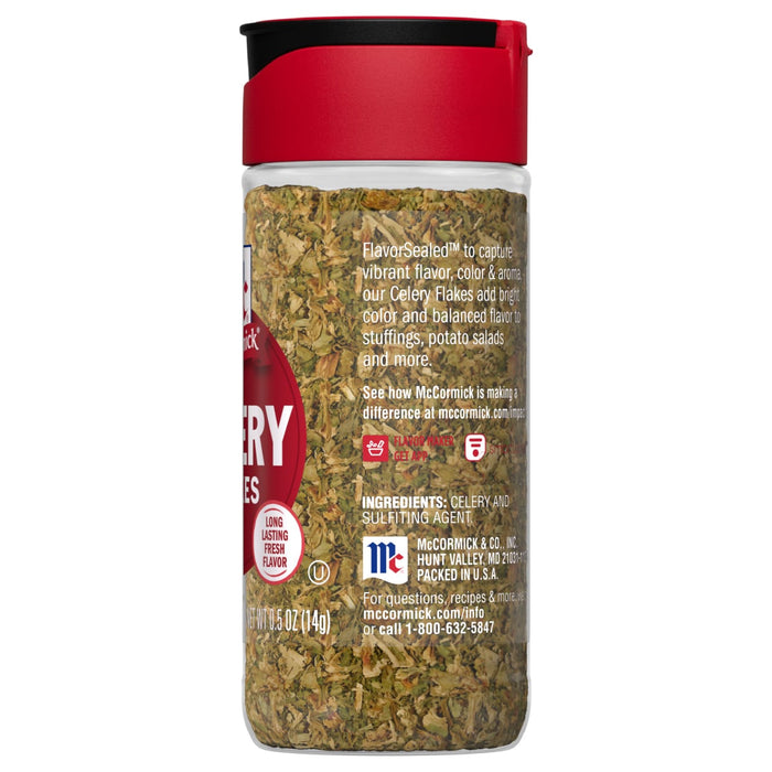 McCormick® Celery Flakes, 0.5 oz
