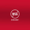 The image displays a symbol indicating No MSG Added, emphasizing the product's formulation.