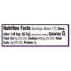 Nutrition facts for a serving of the product, which is 1/4 teaspoon, containing 0 calories, 0 grams of fat, 60 milligrams of sodium, and 0 grams of carbohydrates.