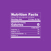 This image shows a nutrition facts label with a serving size of 1/4 tsp (0.7g) and 0 calories.