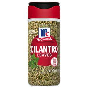 A jar of McCormick Cilantro Leaves.