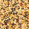 A close-up shot of everything bagel seasoning, showcasing its diverse mix of sesame seeds, dried garlic, dried onion, salt, poppy seeds, and spices.