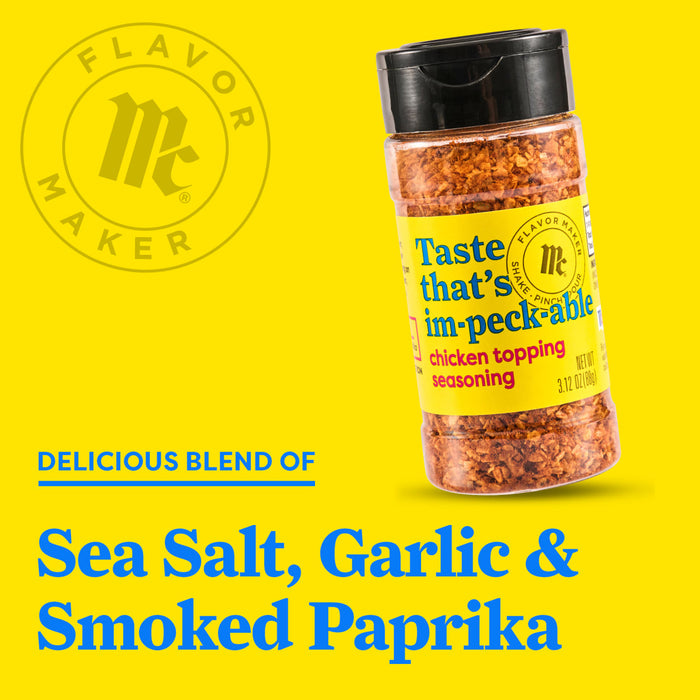 McCormick® Flavor Maker Chicken Topping Seasoning, 3.12 oz