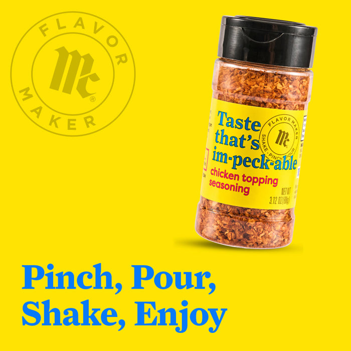 McCormick® Flavor Maker Chicken Topping Seasoning, 3.12 oz