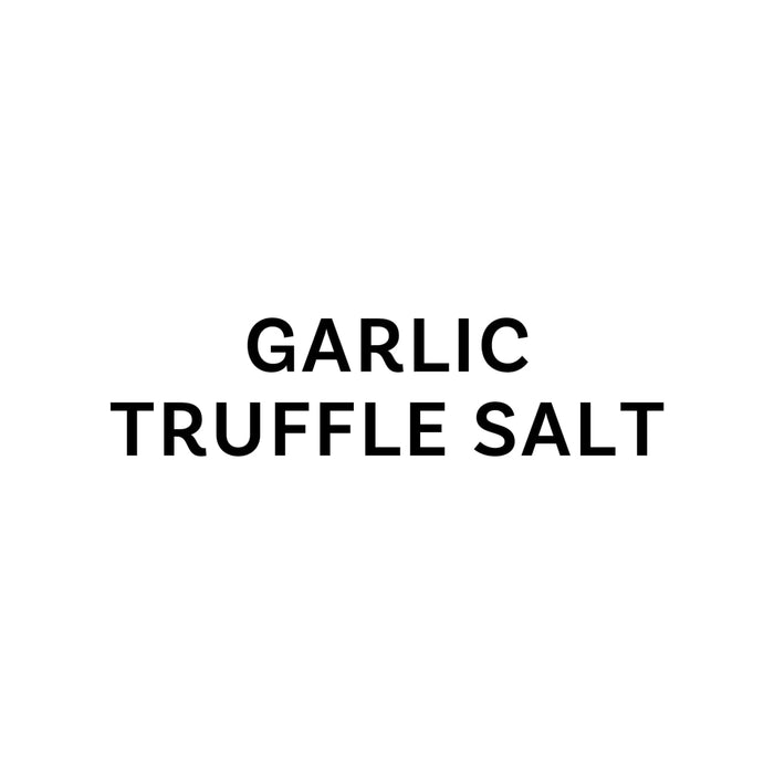 A graphic shows the text GARLIC TRUFFLE SALT for the Mccormick Gourmet Garlic Truffle Salt, 2.25 Oz.