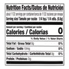 Nutrition facts label for a product with 0 calories per serving.