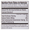 Nutrition facts label for a product with 0 calories, 0g fat, 490mg sodium, 0g carbohydrates, and 0g protein.