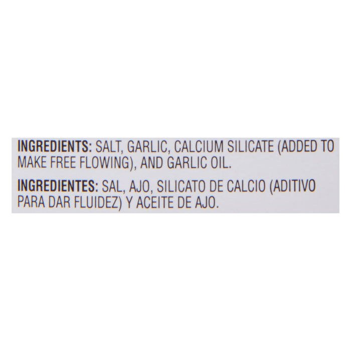 Ingredients for the product are listed in English and Spanish.
