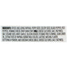 A list of ingredients for a product that contains milk, cheese, and spices.