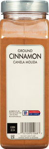 A McCormick For Chefs ground cinnamon spice jar.