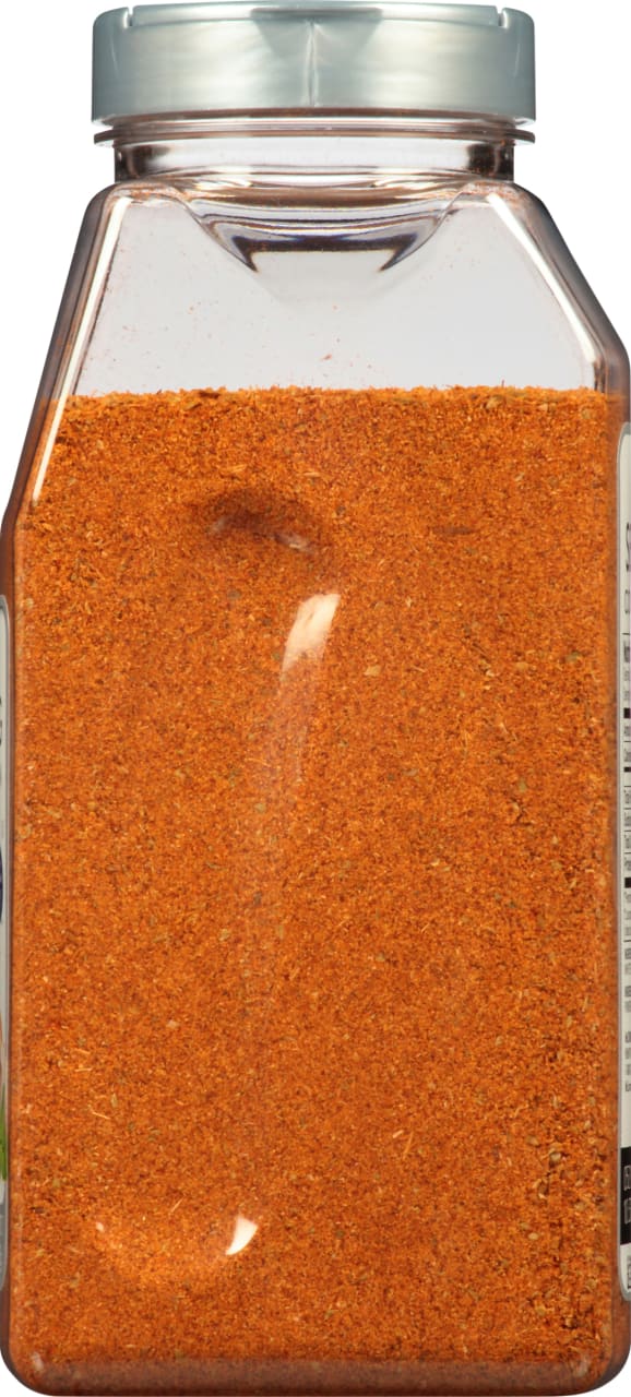 A glass jar of McCormick Grill Mates Montreal Steak Seasoning.