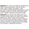 A list of ingredients for a product, in both English and Spanish.