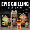 Grill Mates spices and seasonings are displayed under the text Epic Grilling Starts Here.