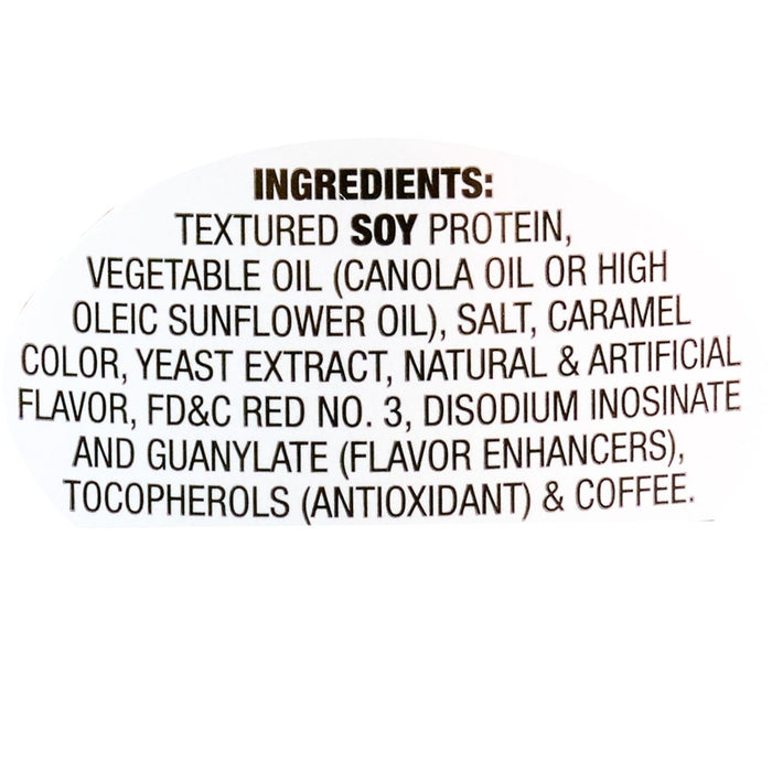 A list of ingredients for a product.