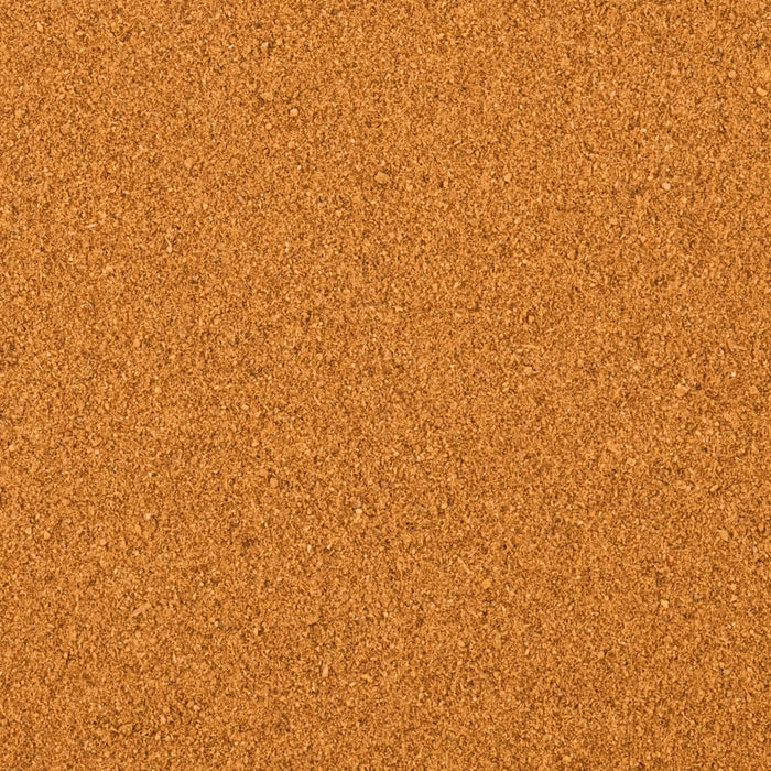 A textured corkboard surface.