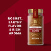 McCormick Gourmet Organic Roasted Ground Cumin is shown with the text Robust, Earthy Flavor &amp; Rich Aroma.