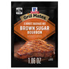 A package of McCormick Grill Mates Brown Sugar Bourbon 15 Minute Marinade Mix is displayed.