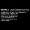 A list of ingredients for a product.