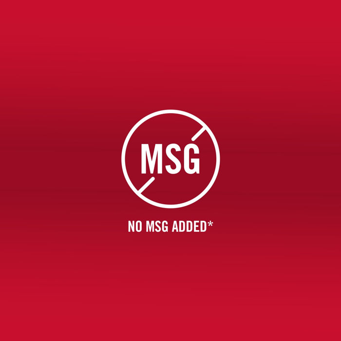 The product has a No MSG Added label, indicating it does not contain added monosodium glutamate.