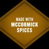 The image displays a badge that says Made with McCormick Spices.