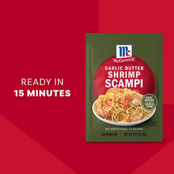 McCormick® Garlic Butter Shrimp Scampi, 0.87 oz (6-Pack)