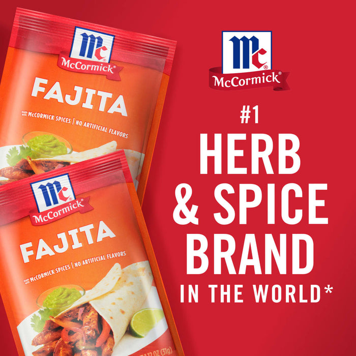 McCormick® Fajita Seasoning Mix, 1.12 oz (6-Pack)